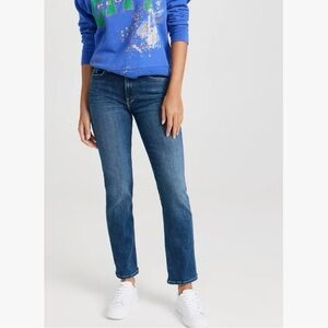 MOTHER Mid Rise Rider Ankle Jeans Wish On A Star Color 29